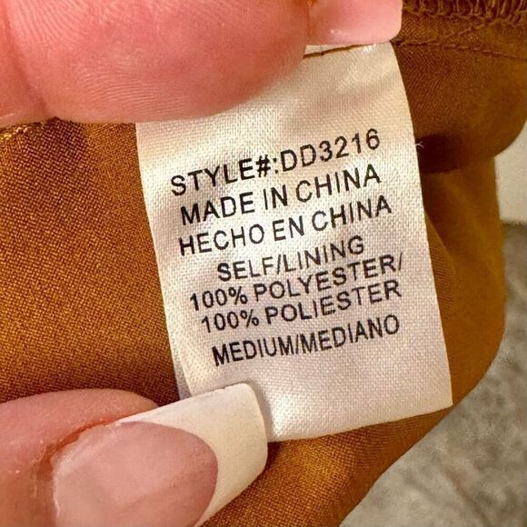 NWOT Celia One Shoulder Bronze Midi Dress by BalticBorn Medium - Picture 9 of 13